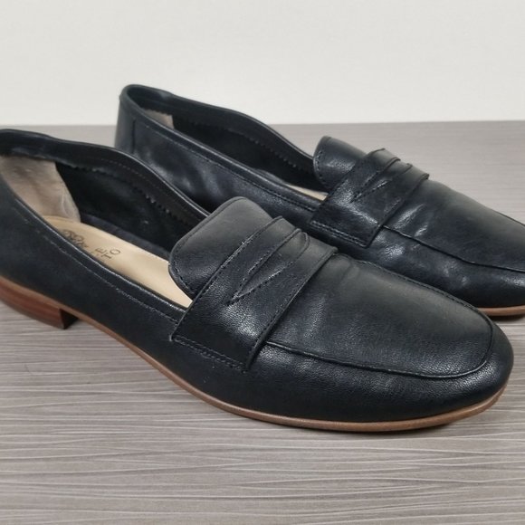 Vince Camuto Elroy Loafer, Black Leather, Womens Size 6.5 M / 36.5 - Picture 3 of 10